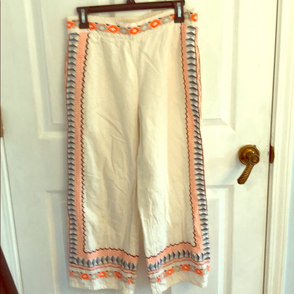 Anthropologie Cropped Flow Pants/ Trousers